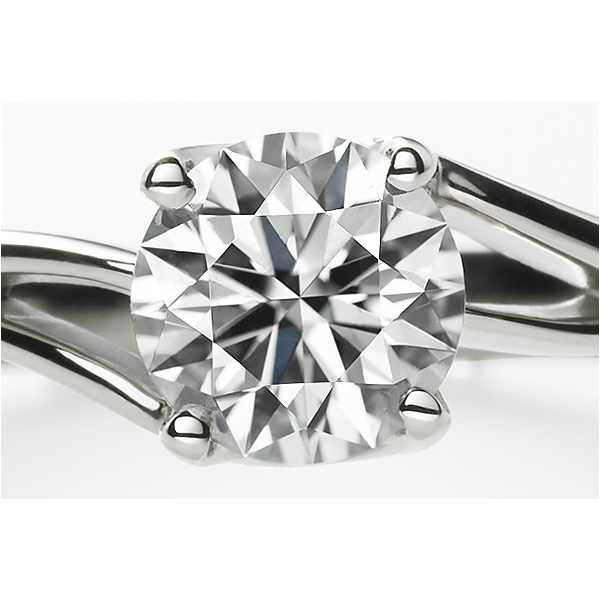 共生-白18K金钻石戒指