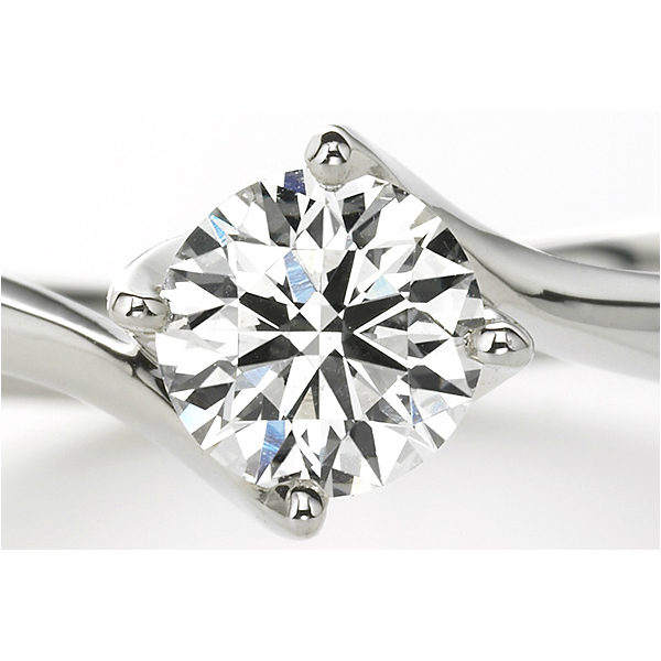 方糖-白18K金钻石戒指