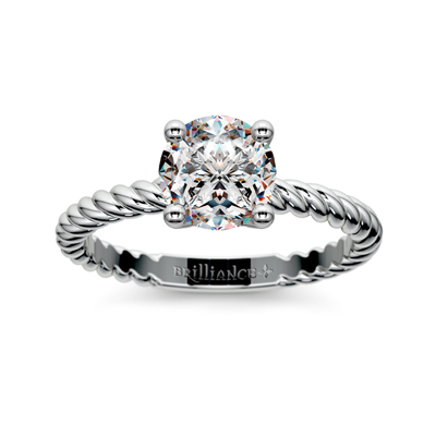 Brilliance-白18K金钻石戒指