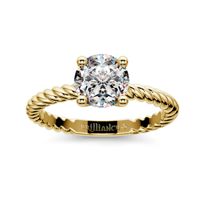 Brilliance-玫瑰金钻石戒指