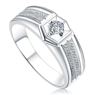 圣爱德华王冠-白18K金钻石戒指